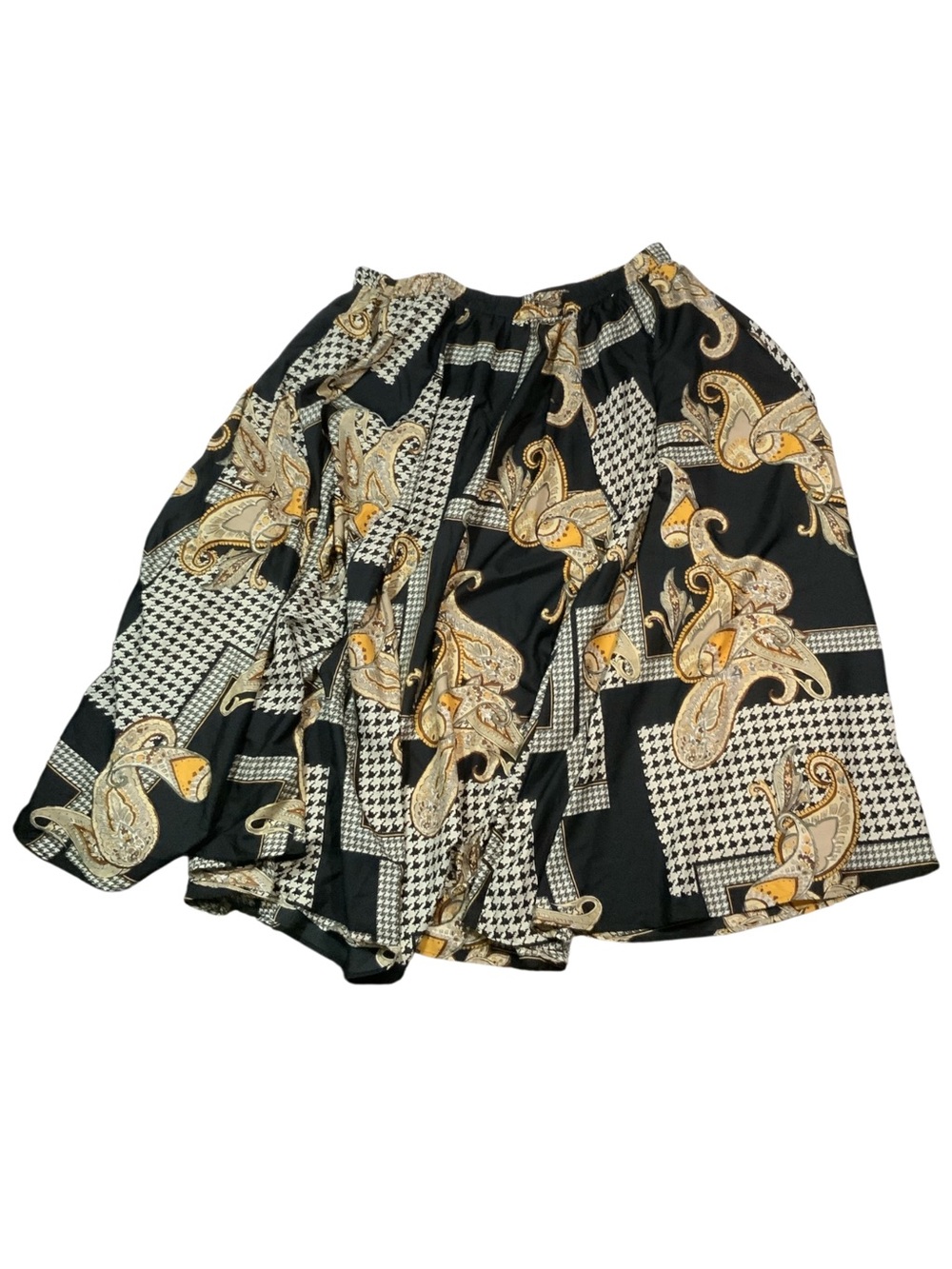 Cato Est. 1946 Paisley and Houndstooth Print Midi Skirt Size 22/24